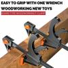 Quick Ratchet Release Woodworking Clamp One Handed Ratchet Clamp Quick Clamp  Carpentry Work