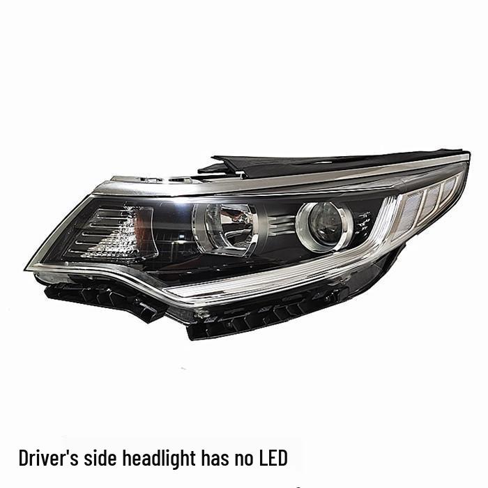 Compatible with Kia K5 (2010-2016): Headlights, High/Low Beams, Fog Lamps, Taillights, Grille Assembly.