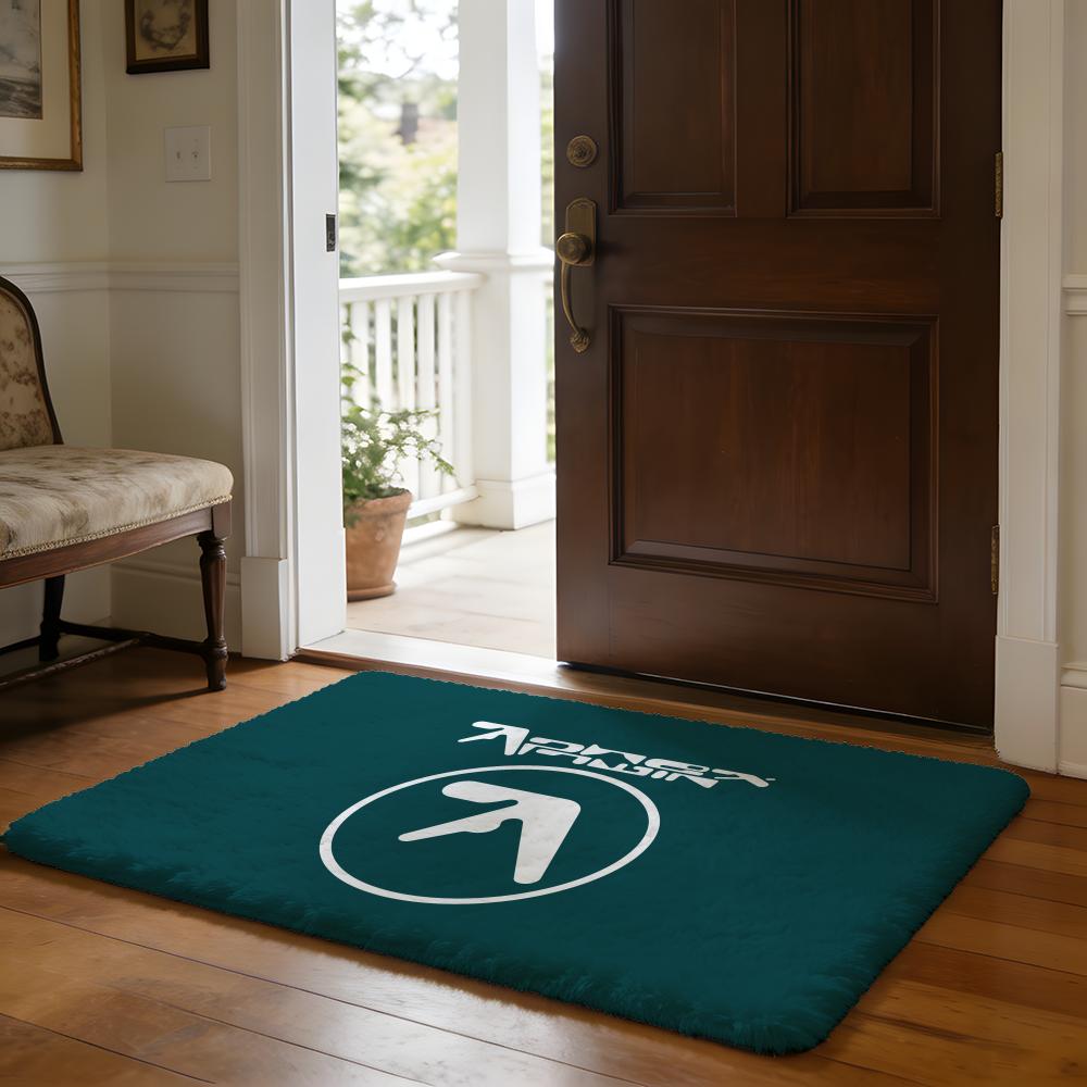 Aphex Twin Richard D James Music Floor Mat Soft Flannel Absorbent Mat Non-Slip Rug Home Bedroom Bathroom