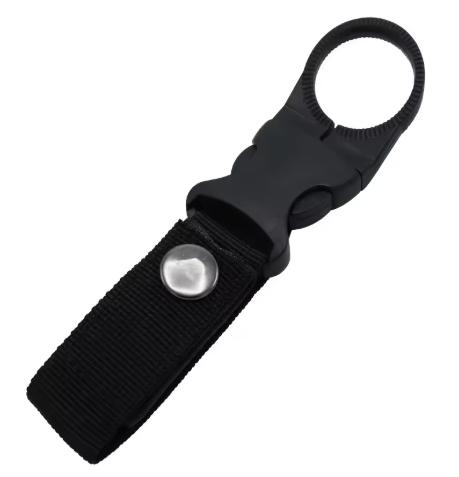 Webbing Water Bottle Holder Climbing Carabiner Belt Backpack Hanger Hooks Clip Multifunction Water Bottle Nylon Buckle Hook Clip