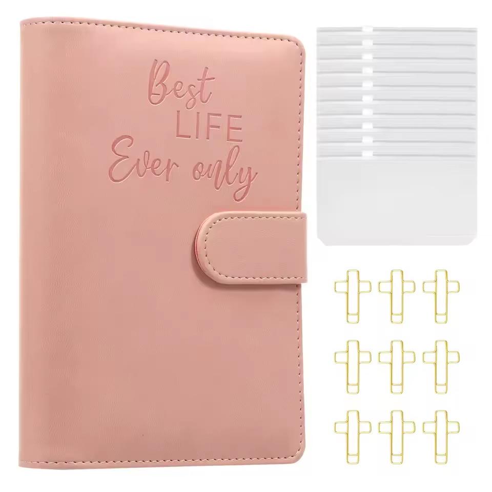 Preaching Manual Tract Holder, Multifunctional Holy Writ Study Wallet, Leather Budget Binder With Cash Envelopes, Budget Planni