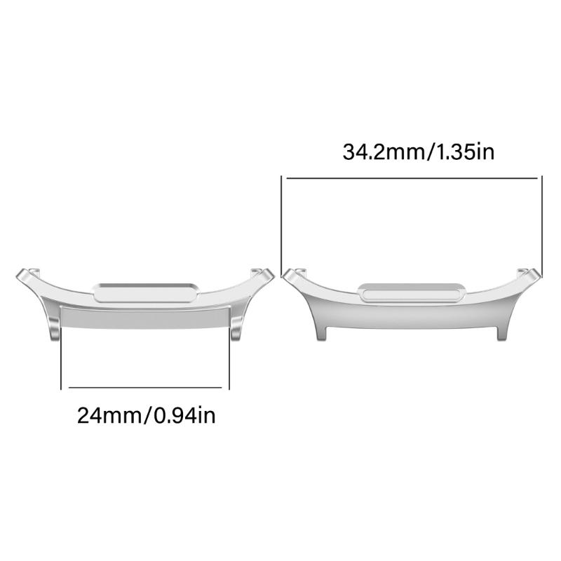 Watch Connectors Metal Link for Watch 47mm Device Smartwatch Rust Proof Perfect for All Bands Enhances Watch Security 2x