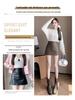 A-line High-Waisted PU Leather Skirt - Short, Sexy & Versatile for Women, 2025 Autumn/Winter Fashion