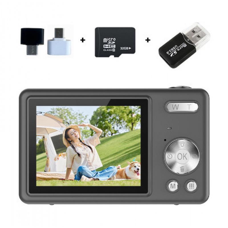 Q12 4K HD Digitalkamera: Einsteiger Mini-Kartenkamera für die Heimfotografie