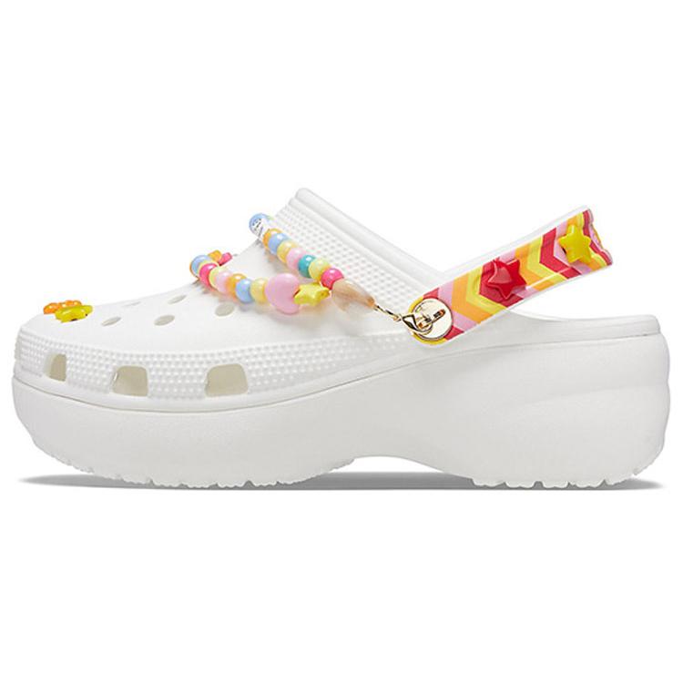 

Crocs Breathable White Sandals Women s 206984-94S 33-34