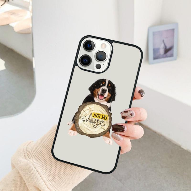 

Funny Bernese Mountain Dog Phone Case For iPhone 17 Air 16 15 14 11 12 13 Pro MAX Plus coque Cover Shell iPhone 11pro max