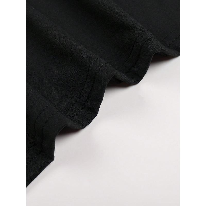 Women Evil Dolls Print Crew Neck T-Shirt Casual Short Sleeve Spring Summer Lightweight Fashionable Graphic Top