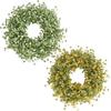 Artificial Garland Wreath: Decorative Faux Flower Ring for Home, Hotel, Wall, or Door