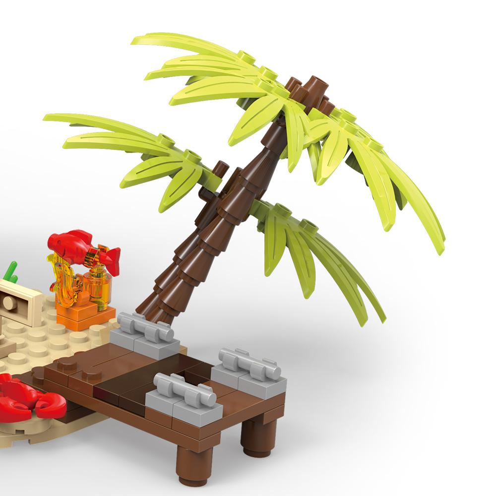 Non-Toxic Pirate Ship Building Kit Moc Pirate Ship Model Building Blocks Creative Gifts For Teenagers And Adults To Build 578 Pieces