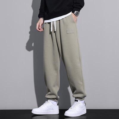 Men's Jogger Cotton Sweatpants Sports Baggy Pants Sting Banding Hip Hop Harem Trousers