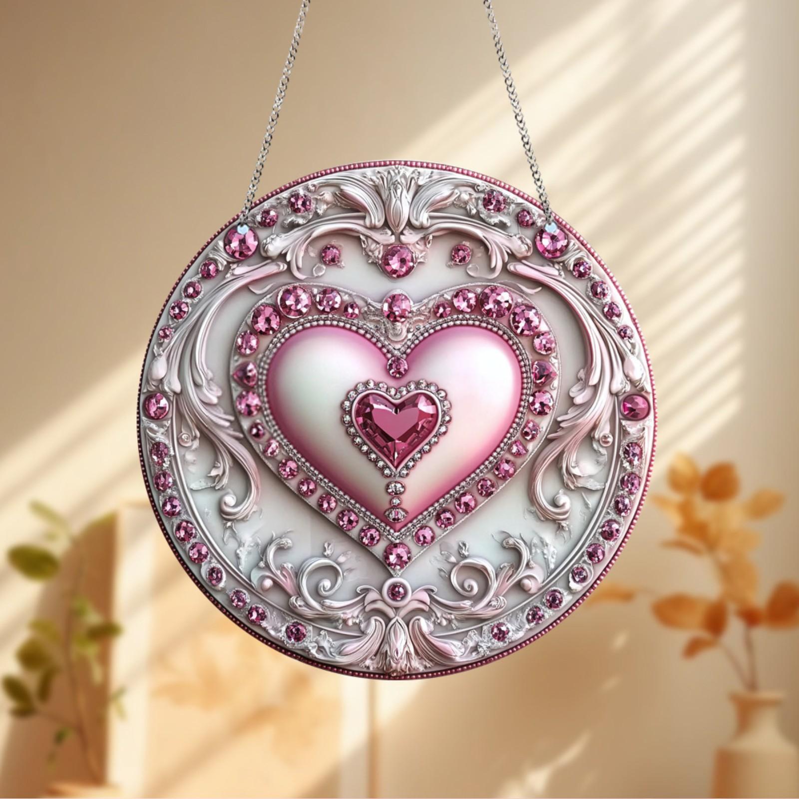 

Valentine s Day Swan Bunny 2D Flat Acrylic Keychain Car Rearview Mirror Accessories Backpack Pendant One Size