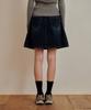 Pandora Fit Komo Denim Pleats Mini Skirt