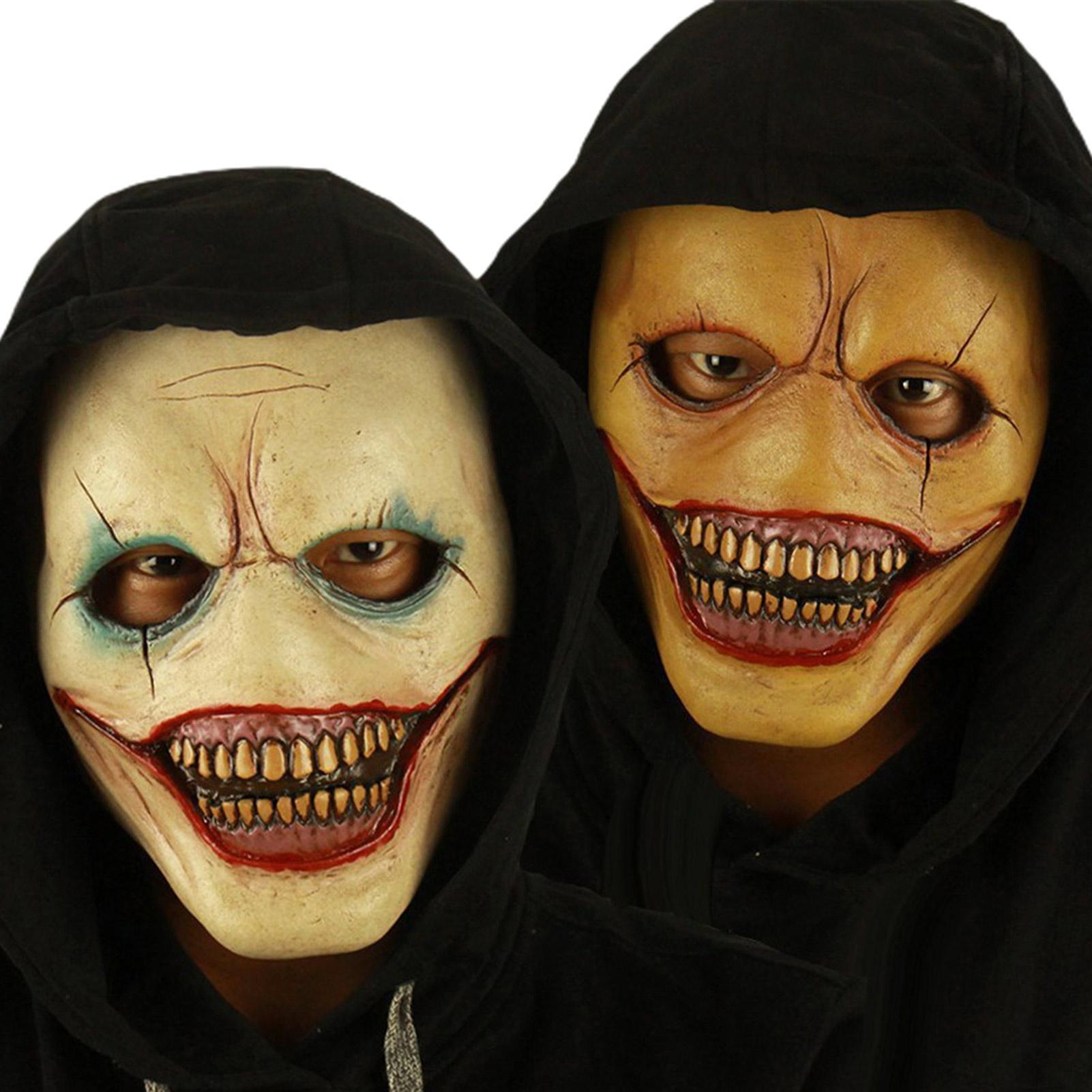 

Страшная маска на Хэллоуин, реалистичный жуткий костюм для косплея, маскарадная вечеринка, Хэллоуин