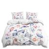 Three-Piece Mermaid Dolphin Seal Quilt Set Two-Piece Bedding Set