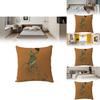 Animal Cartoon Zebra Linen Pillow Cover For Sofa Couch Decor 45x45cm