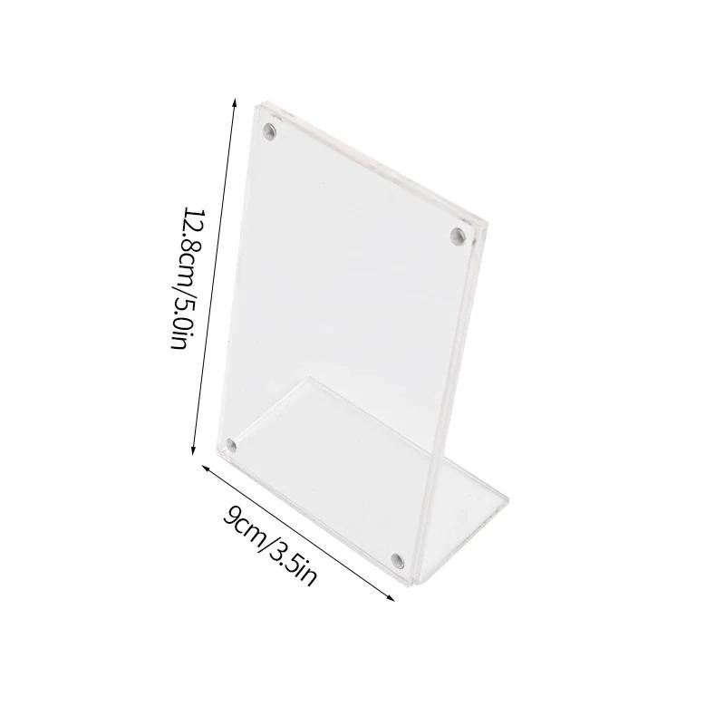 Acrylic Photo Frame Picture Frame Photo Card Holder Photocard Display Stand Room Desktop Decor Office Desk Decor Marco De Fotos