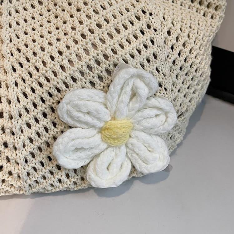 Hollow woven tote bag women's casual shoulder bag