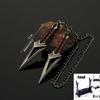 Valorant Kuronami No Yaiba Pairing Weapon Model Bali Song Karambit Toy Sword Cosplay All Metal Ornaments Send Display Stand Gift