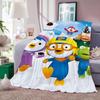 Cartoon P Pororo the L Little P Penguin Blanket Soft and Skin Friendly For Couch Bed Napping Bedspread All Seasons Comforter