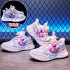 Girls' Shoes with Lights, Kuromi Princess Button Shoes, Autumn Light-up Children's Sneakers, Girls' Glowing Shoes