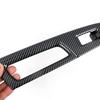 Fiber Style Door Switch Panel Window Lift Button Frame Window Decoration Protective Sticker for Subaru WRX S4 WRX STI Levorg Model and Impreza GP GJ