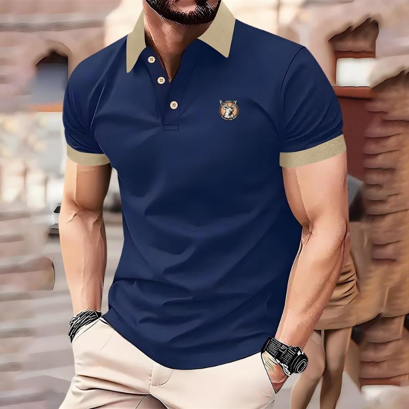 New In Tops Tees Men's Polo Shirt Men's Sports Short-sleeved Summer Shirt For Mant High-end Oversized Clothing Polo Shirt Man