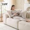 Durable Washable Hidden Zipper Shams Bohemian Corduroy Throw Pillow Cover, Soft Solid Color Decorative Cushion Case, Easy Clean Removable Protectors