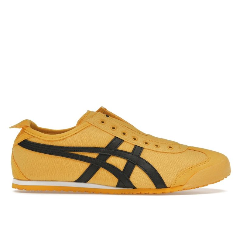 

Onitsuka Tiger Mexico 66 Slip-On Yellow Black Unisex Canvas Suede Slip-On Retro Lifestyle Sneakers 1183A746-751 44
