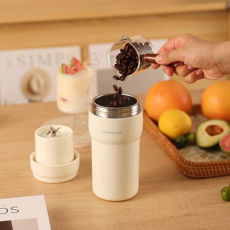 LocknLock Portable Electric Blender with Ice Crushing & Coffee Grinding