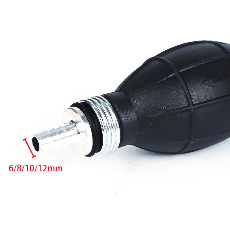 1pcs Hand Fuel Pump Manual Oil Pump Fuel Gas Petrol Transfer Tool Primer Bulb All Fuels For Car Boat Marine Outboard 6/8/10/12mm
