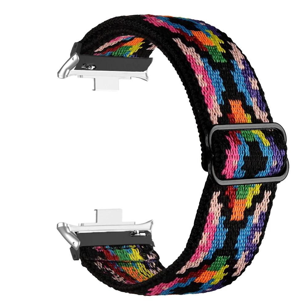 Elastic Nylon Strap For Huawei Watch Fit 4/4 Pro Replacement Women Men Sport Solo Braided Watch Band Loop Watch Fit 3 Bracelet