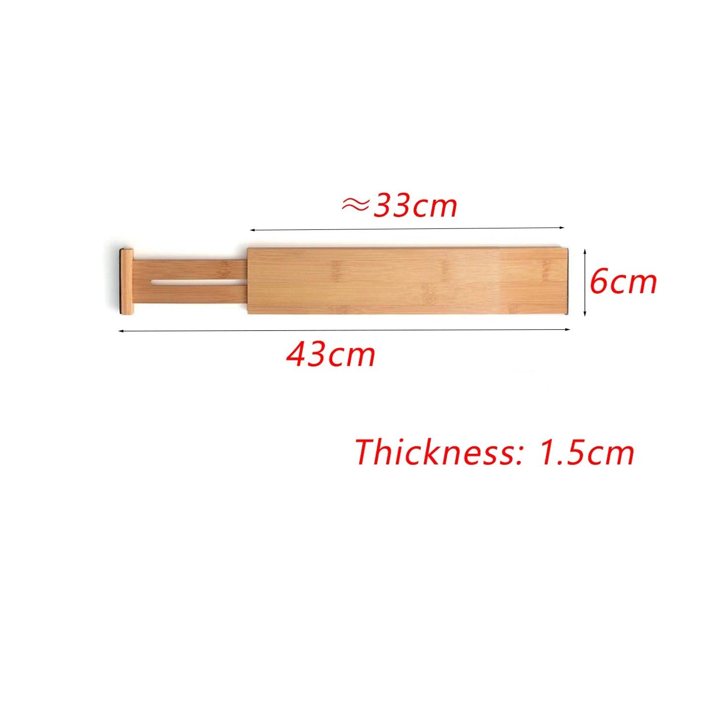 

Бамбуковая раздвижная полоса Бамбуковая перегородка для ящика Раздвижная перегородка для ящика Удобный бамбуковый разделитель Организация ящика