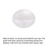 PATIKIL Guitar Tuning Peg Button Machine Heads, Oval and Concave Acrylic Buttons, White, for Electric, Folk, and Acoustic Guitars, with 6 Screws and 1