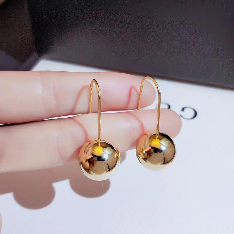 Chen Rui Cross-Border Hepburn-Style Retro Pearl Earrings for Women