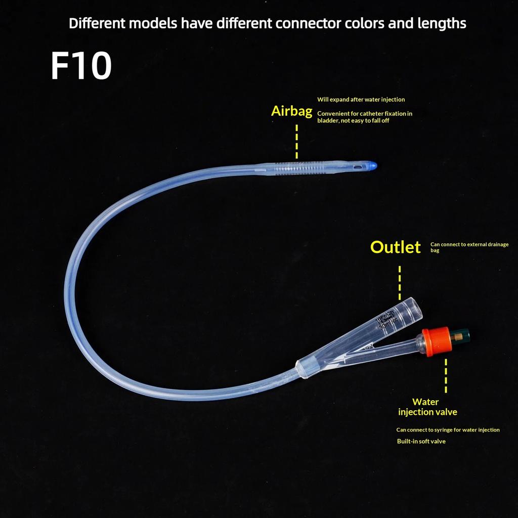 1 Pezzo 2 Vie 3 Vie Cateteri Urinari Monouso Medici in Silicone Catetere di Foley Tubo di Lavaggio Materiali di Consumo per Insegnamento