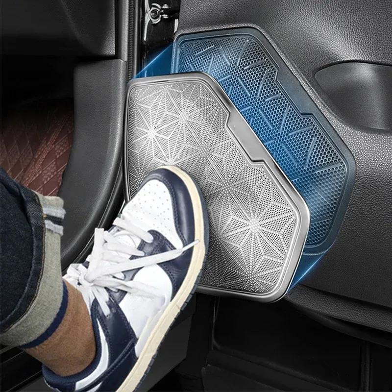 Car Audio Trim Cover Door Speaker Stereo Sound Frame Stickers For Toyota RAV4 XA50 - 2024 Hybrid Stainless
