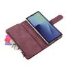 For Samsung Galaxy Z Fold7 5G Case Zipper Wallet Leather Phone Cover with Shoulder Strap