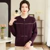 Stylish Zipper Cardigan Sweater for Middle-aged & Elderly Women - 2026 New Spring Fashion