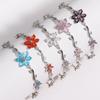Y2K Chain Bracelet Crystal Women's Bracelet Sweet Flowers Bracelet