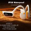 Căști Bluetooth cu Conducție Osoasă X10 Afișaj Digital Înot Impermeabile până la o Adâncime de 30 de Metri Impermeabile 32G Încorporate