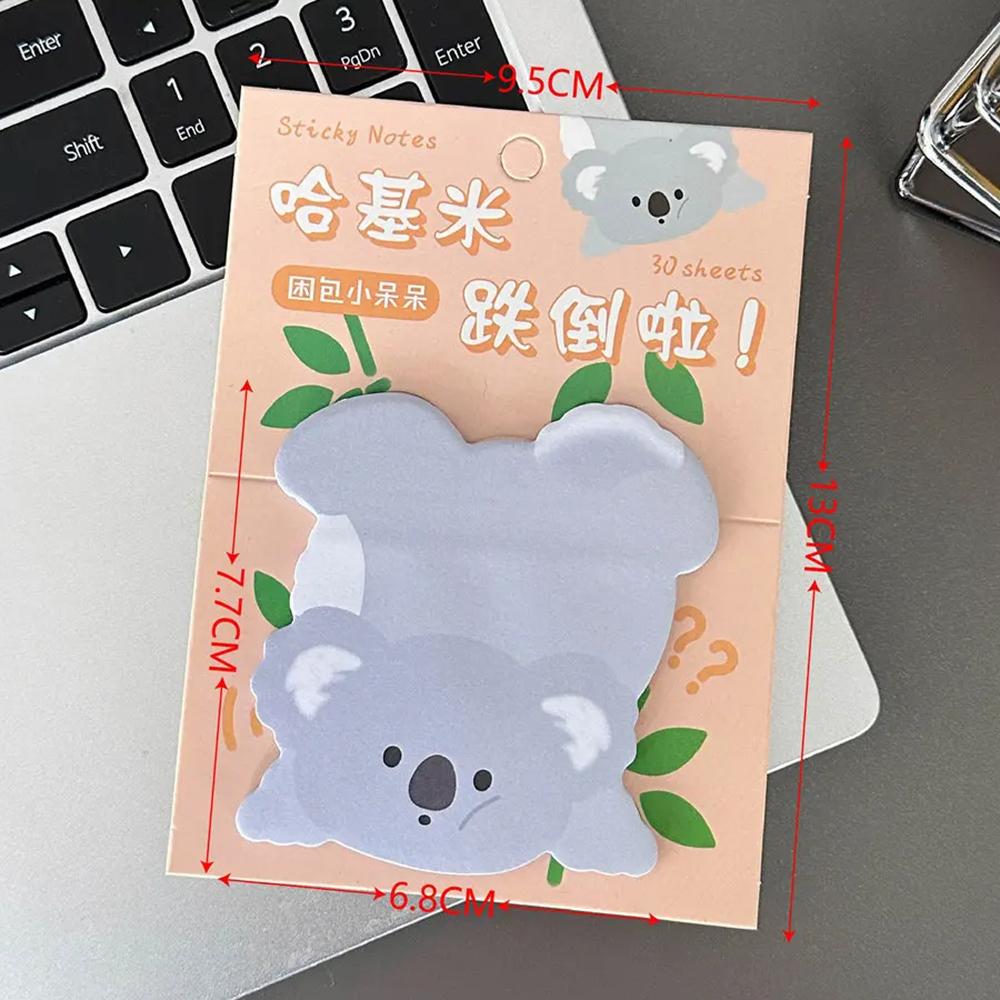 1 Piece Lovely Animal Sticky Notes Memo Pad Paper School Supplies Planner Stickers Stationery