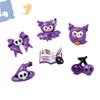 10 Pcs New Cartoon Halloween Book Black Bat Animal Series Resin Scrapbook Diy Jewelry Party Children Gift Hairpin Accessories A8