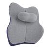 41x16x46cm Adjustable Lumbar Support Pillow Lower Back Waist Cushion for Office Chair Dark Blue