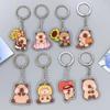 Kapibala Keychain Acrylic Creative Cute Capybara Creative Small Gift Bag Accessories Can Be Wholesale Fashion Toys Anime Cartoon