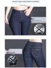 2024 Autumn/Winter Women's High-Waisted Stretch Jeans - Slim Fit Skinny Pants