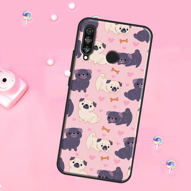 Funny Pug Dog For Huawei Nova 10 9 SE 3i 7i 8i 11i 12i Y73 Y90 Y70 Y72 Y61 Y91 P60 Pro P30 P40 Lite Case