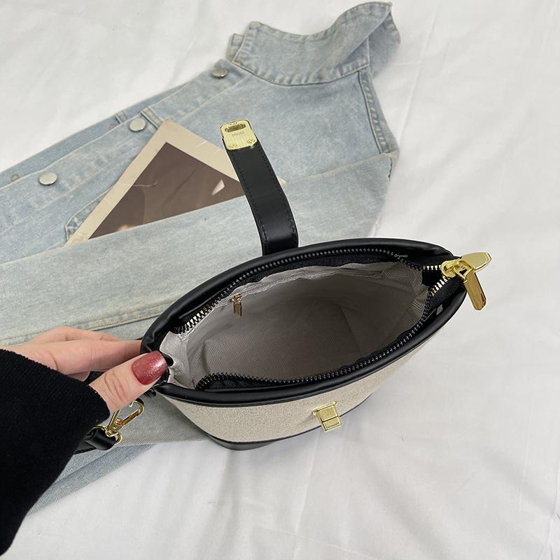 Fashionable Casual Women's Shoulder Bag, Retro Bucket Bag, Fashionable Crossbody Bag, Casual Handbag