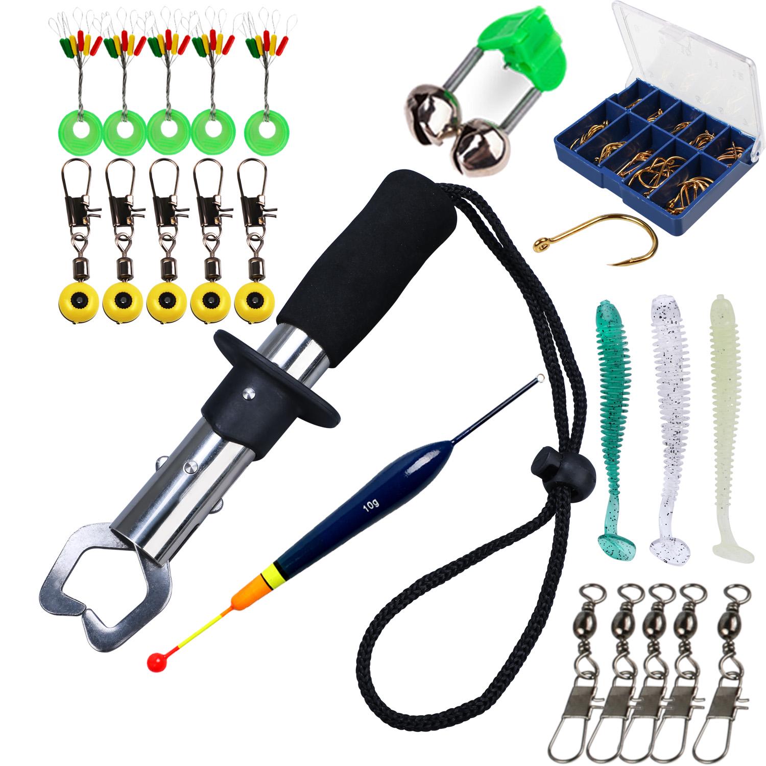 

Рыболовный контроллер с рыболовными аксессуарами, рыболовный крючок и рыболовная приманка, спортивные рыболовные снасти на открытом воздухе