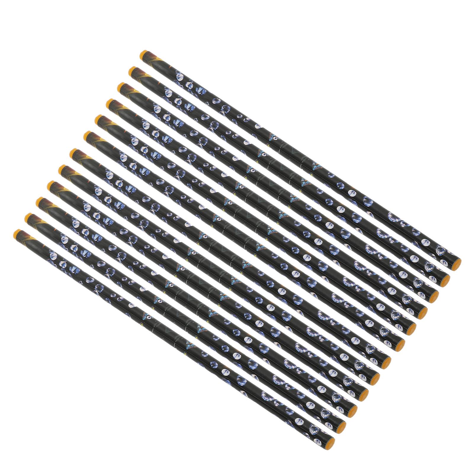 

12pcs Nail Dotting Wax Pen Self Adhesive Rhinestones Picker Wax Pen for Nail Art DIY Decoration жёлтый