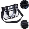Transparent PVC Waterproof Large Cosmetic Bag Women Handbag Beauty Case Travel Organizer Beach Toiletry Pouch Clear Makeup Bag